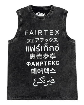 Fairtex Sleeveless Multi Languages