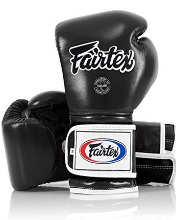Fairtex BGV9 Black White Muay Thai Boxing Glove - Fairtex Store