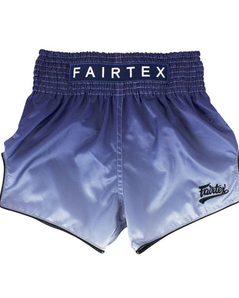 Fairtex Blue Fade Slim Cut Muay Thai Boxing Short - Fairtex Store