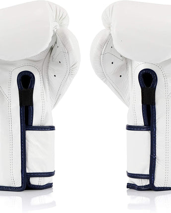 Fairtex BGV9 White Blue Muay Thai Boxing Glove - Fairtex Store