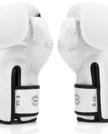 Fairtex BGV14 White Muay Thai Boxing Glove - Fairtex Store