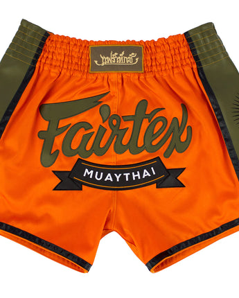 Fairtex Orange Slim Cut Muay Thai Boxing Short - Fairtex Store