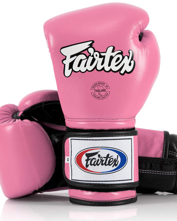 Fairtex BGV9 Pink Black Muay Thai Boxing Glove - Fairtex Store