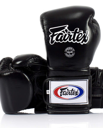 Fairtex BGV9 Black Muay Thai Boxing Glove - Fairtex Store