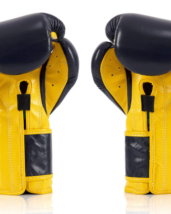 Fairtex BGV9 Blue Yellow Muay Thai Boxing Glove - Fairtex Store