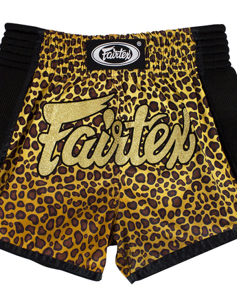 Fairtex Leopard Slim Cut Muay Thai Boxing Short - Fairtex Store