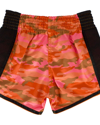 Fairtex Orange Camo Slim Cut Muay Thai Boxing Short - Fairtex Store