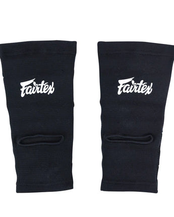 Fairtex AS2 Padded Ankle Support – Extra Cushioning for Muay Thai, Kickboxing, and MMA Training – Shock-Reducing Design, Breathable High-Quality Fabric – Sleek Black