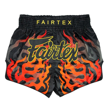 Fairtex BS1921 Black Volcano Slim Cut Muay Thai Boxing Short - Fairtex Store