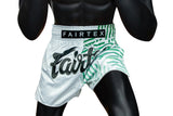 FairtexBS1923 Racer White Slim Cut Muay Thai Boxing Shorts - Fairtex Store