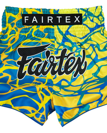 Fairtex BS1927 Magma Green Slim Cut Muay Thai Boxing Shorts