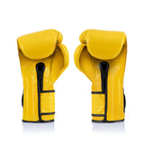 Fairtex BGV9 Mexican Style Yellow Black Muay Thai Boxing Glove - Heavy Hitter - Fairtex Store