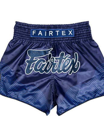 Fairtex BS1930 Blue Ocean Slim Cut Muay Thai Boxing Shorts