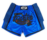 Fairtex Blue Slim Cut Muay Thai Boxing Short - Fairtex Store