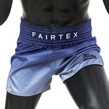 Fairtex Blue Fade Slim Cut Muay Thai Boxing Short - Fairtex Store