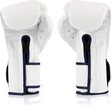 Fairtex BGV9 White Blue Muay Thai Boxing Glove - Fairtex Store