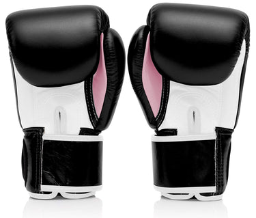 Fairtex BGV1 Black/White/Pink Muay Thai Boxing Training Sparring Gloves - Fairtex Store