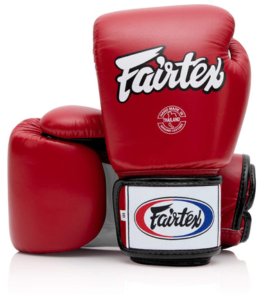 Fairtex BGV1 Red/White/Black Muay Thai Boxing Glove - Fairtex Store