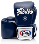 Fairtex BGV1 Blue/Black/White Muay Thai Boxing Training Sparring Gloves - Fairtex Store