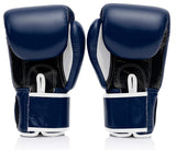 Fairtex BGV1 Blue/Black/White Muay Thai Boxing Training Sparring Gloves - Fairtex Store