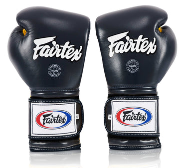 Fairtex BGV9 Blue Yellow Blue Muay Thai Boxing Glove - Fairtex Store