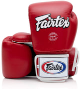 Fairtex BGV1 Red/Black/White Muay Thai Boxing Glove - Fairtex Store