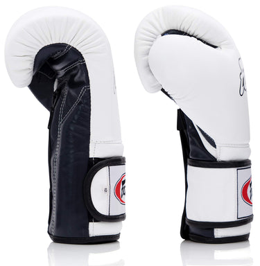 Fairtex BGV9 White Blue Palm Muay Thai Boxing Glove - Fairtex Store