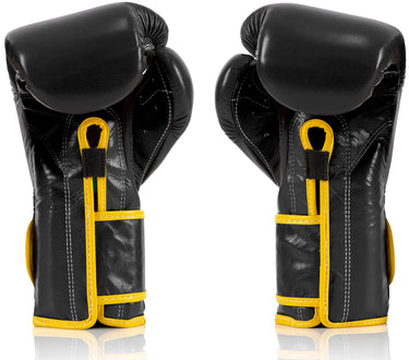 Fairtex BGV9 Black Yellow Muay Thai Boxing Glove - Fairtex Store