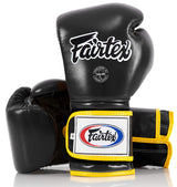 Fairtex BGV9 Black Yellow Muay Thai Boxing Glove - Fairtex Store