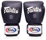 Fairtex BGV1 Blue/White/Black Muay Thai Boxing Training Sparring Gloves - Fairtex Store