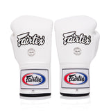 Fairtex Pro Leather Laced Competition Gloves - Locked Thumb for Muay Thai and Boxing - Fairtex Store