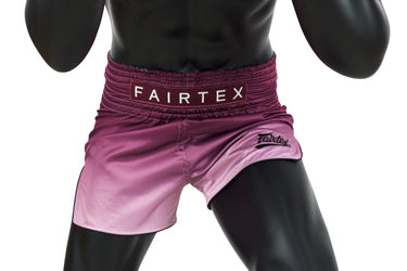 Fairtex Maroon Fade Slim Cut Muay Thai Boxing Short - Fairtex Store