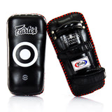 Fairtex KPLS2 Superior Kickboxing Curved Kick Pads - Cowhide Leather - Fairtex Store