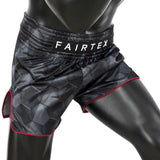 Fairtex Stealth Black Slim Cut Muay Thai Boxing Short - Fairtex Store