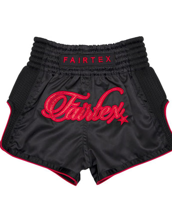 Fairtex Boxing Shorts for Kids - BSK2104 "Midnight Red" - Fairtex Store