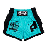 Fairtex Boxing Shorts for Kids - BSK2107 "Turquoise" - Fairtex Store